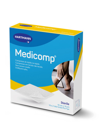 MEDICOMP OTC  COMPRESAS APOSITO ESTERIL 10 X 10 CM 20U