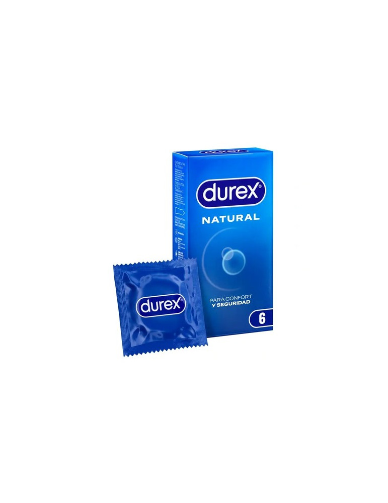 DUREX PRESERVATIVOS NATURAL PLUS 6 U