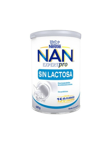 AL NAN SIN LACTOSA 1 BOTE 400 G