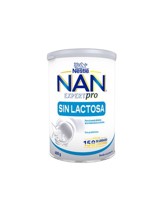AL NAN SIN LACTOSA 1 BOTE 400 G
