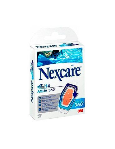 3M NEXCARE AGUA 360º APOSITO ADHESIVO SURTIDO 14 APOSITOS