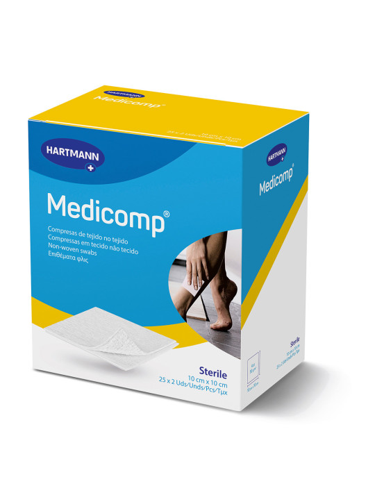 MEDICOMP OTC  COMPRESAS APOSITO ESTERIL 10 X 10 CM 50U