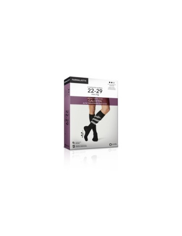 FARMALASTIC CALCETIN ALTA TRANSPIRABILIDAD COMP NORMAL T-G NEGRO