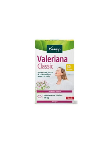 KNEIPP VALERIANA CLASSIC 30 GRAGEAS