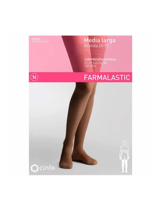MEDIA LARGA (A-F) COMP NORMAL FARMALASTIC PUNTERA ABIERTA CAMEL T- EG