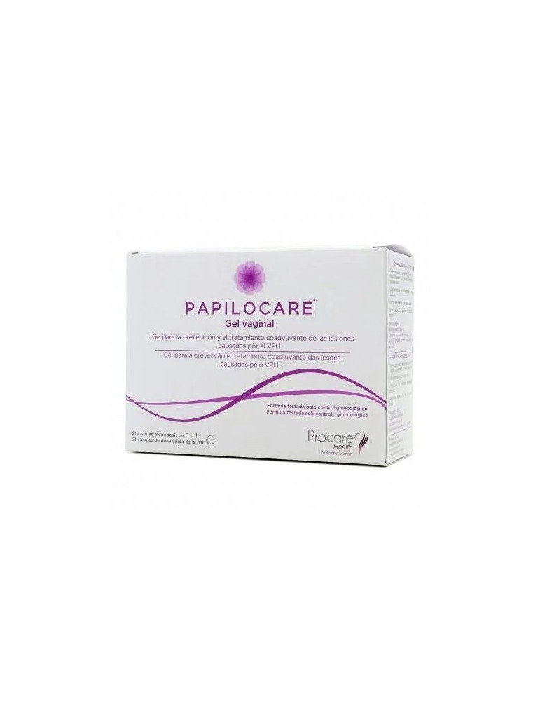 PAPILOCARE GEL VAGINAL 21 CANULAS MONODOSIS 5 ML