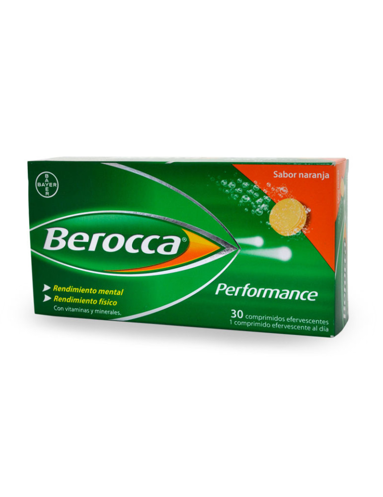 BEROCCA PERFORMANCE NARANJA 30 COMP EFERV