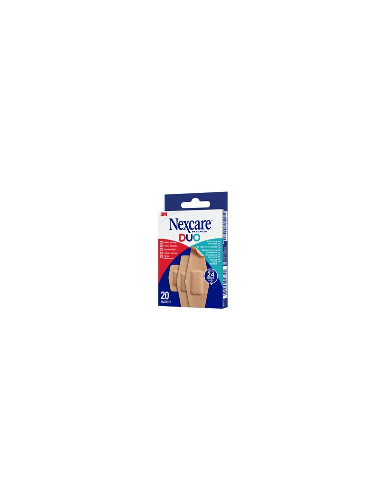 NEXCARE DUO 20 TIRAS SURTIDAS