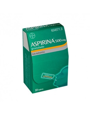 ASPIRINA 500 MG 10 SOBRES GRANULADO ORAL