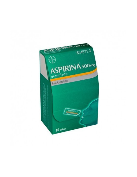 ASPIRINA 500 MG 10 SOBRES GRANULADO ORAL