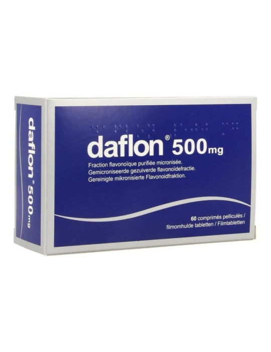 DAFLON 500 MG 60 COMPRIMIDOS RECUBIERTOS
