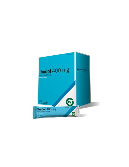 IBUDOL 400 MG 20 SOBRES SUSPENSION ORAL 10 ML