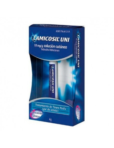 LAMICOSIL UNI 10 MG/G SOLUCION CUTANEA 1 TUBO 4 G