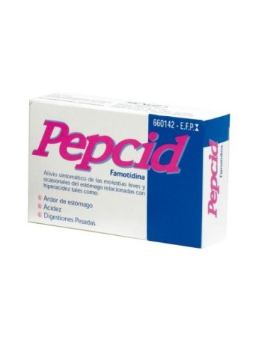 PEPCID 10 MG 12 COMPRIMIDOS RECUBIERTOS