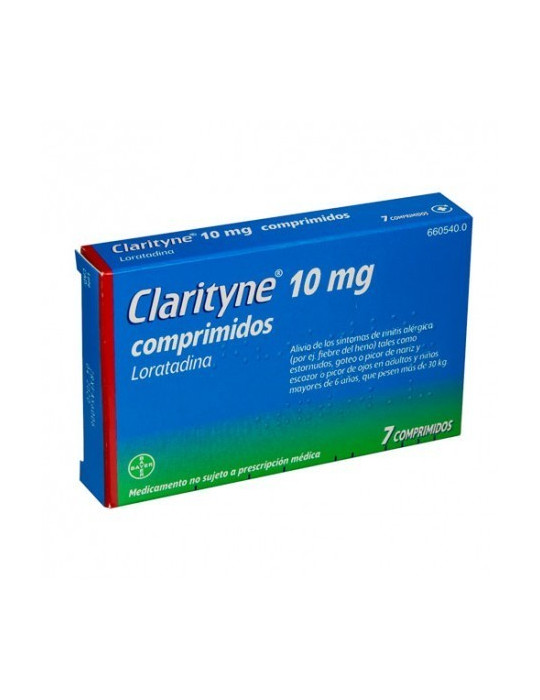 CLARITYNE 10 MG 7 COMPRIMIDOS