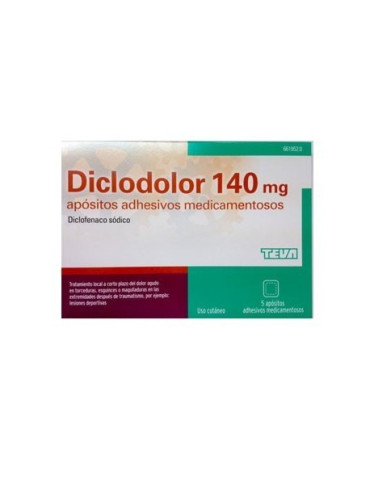 OLFEN 140 MG 5 APOSITOS ADHESIVOS MEDICAMENTOSOS