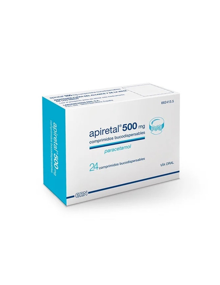 APIRETAL 500 MG 24 COMPRIMIDOS BUCODISPERSABLES