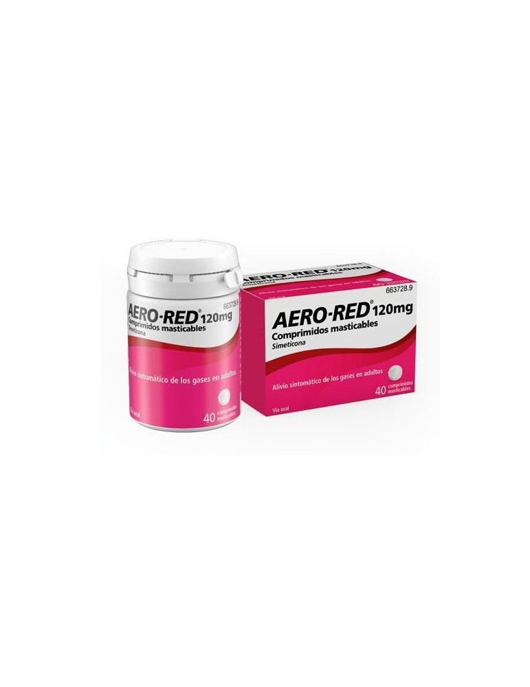 AERO RED 120 MG 40 COMPRIMIDOS MASTICABLES