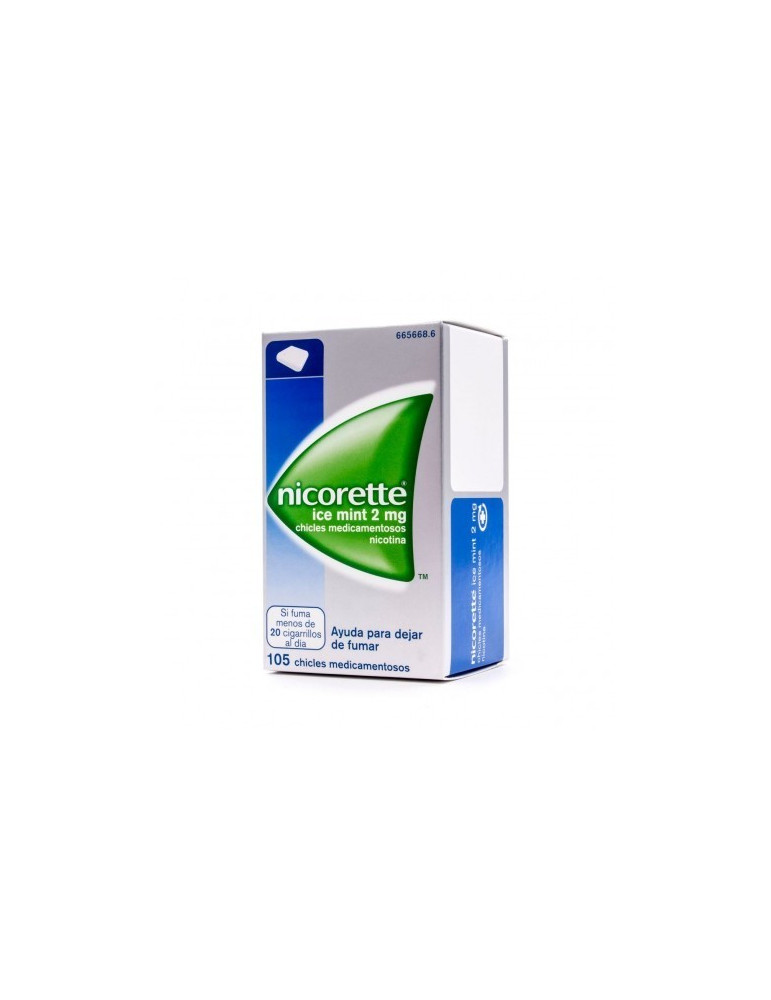 NICORETTE ICE MINT 2 MG 105 CHICLES MEDICAMENTOSOS