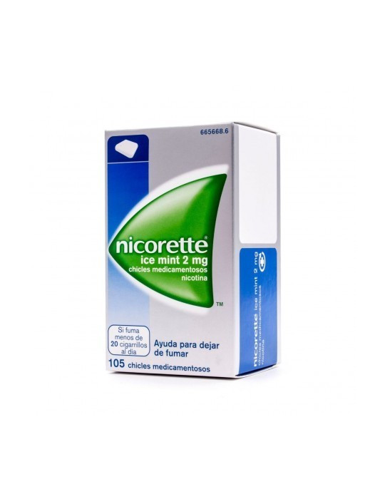 NICORETTE ICE MINT 2 MG 105 CHICLES MEDICAMENTOSOS