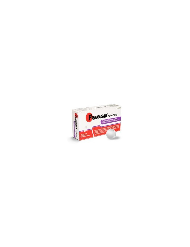 FRENAGAR 5 MG/5 MG 20 COMPRIMIDOS PARA CHUPAR