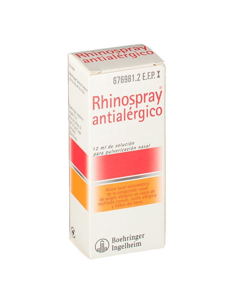 RHINOSPRAY ANTIALERGICO 1,18 MG/ML + 5,05 MG/ML SOLUCION PARA PULVERIZACION NASAL 1 FRASCO 12 ML