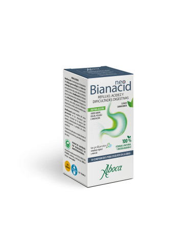ABOCA NEOBIANACID ACIDEZ Y REFLUJO 14 COMP MASTICABLES