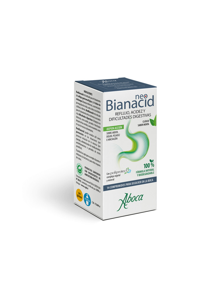 ABOCA NEOBIANACID ACIDEZ Y REFLUJO 14 COMP MASTICABLES