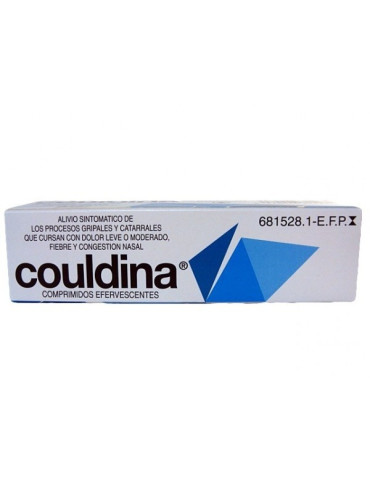 COULDINA CON ACIDO ACETILSALICILICO 500 MG/2 MG/7,5 MG 20 COMPRIMIDOS EFERVESCENTES