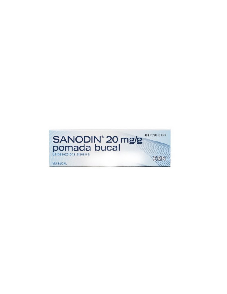 SANODIN 20 MG/G POMADA BUCAL 1 TUBO 15 G