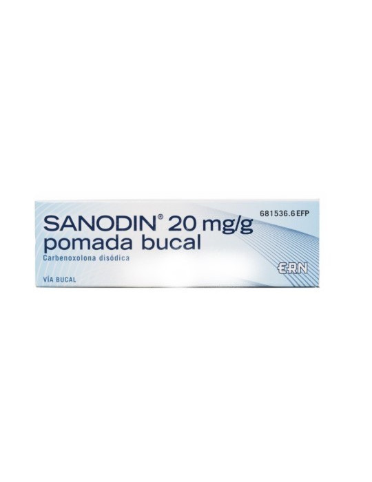 SANODIN 20 MG/G POMADA BUCAL 1 TUBO 15 G