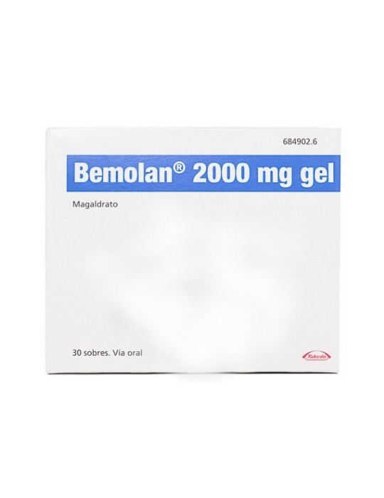 BEMOLAN 2000 MG 30 SOBRES GEL ORAL