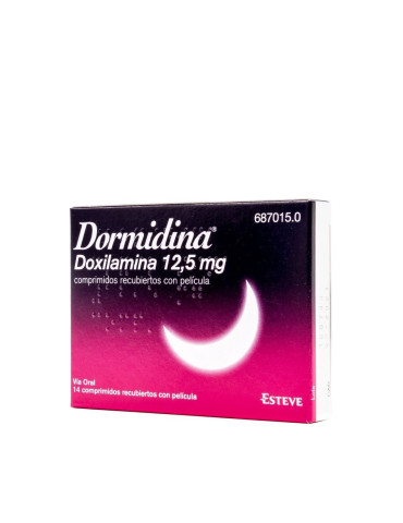 DORMIDINA 12,5 MG 14 COMPRIMIDOS RECUBIERTOS