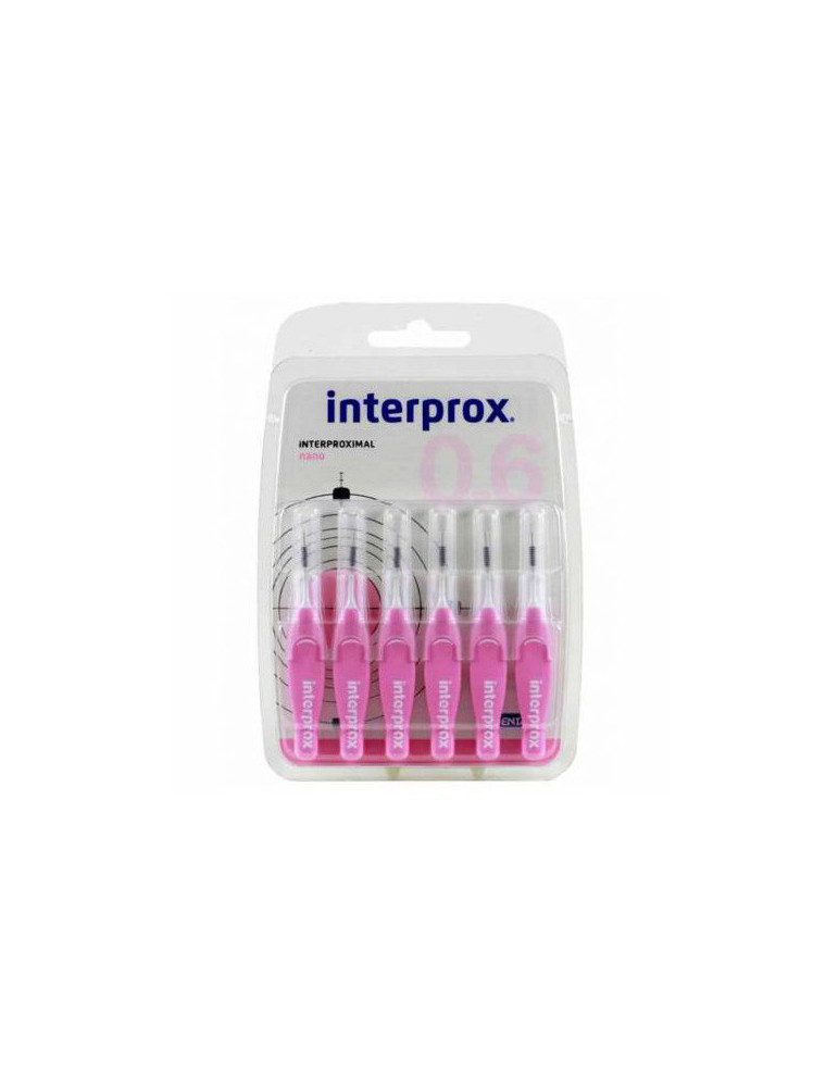 CEPILLO INTERPROXIMAL INTERPROX NANO 6 CEPILLOS