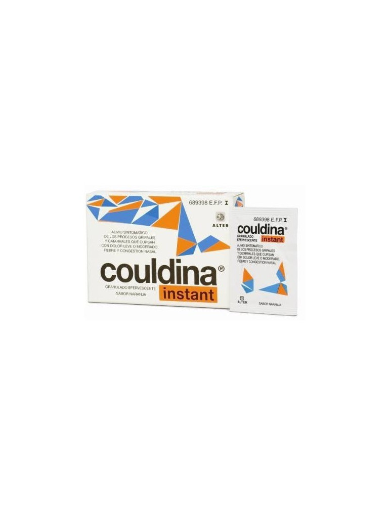COULDINA INSTANT CON ACIDO ACETILSALICILICO 10 SOBRES GRANULADO EFERVESCENTE