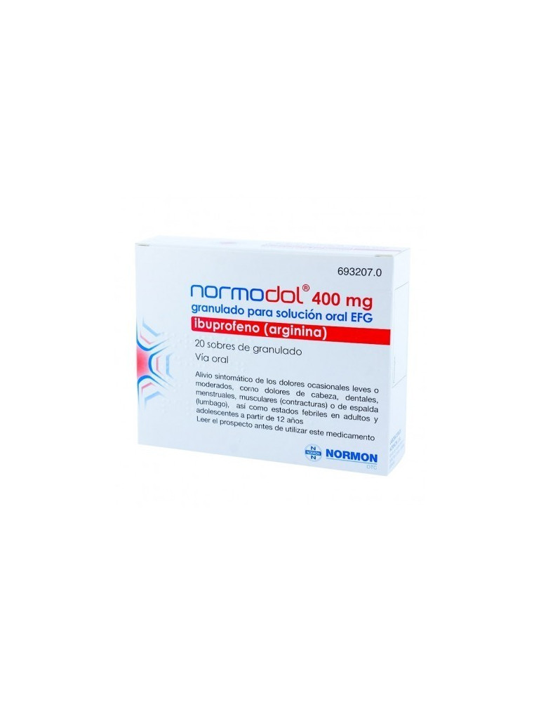 DIFENADOL RAPID EFG 400 MG 20 SOBRES GRANULADO PARA SOLUCION ORAL