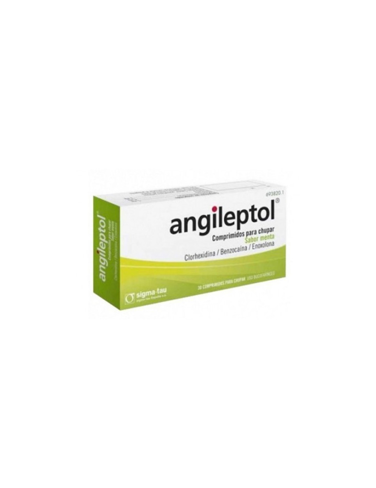 ANGILEPTOL 30 COMPRIMIDOS PARA CHUPAR (SABOR MENTA)