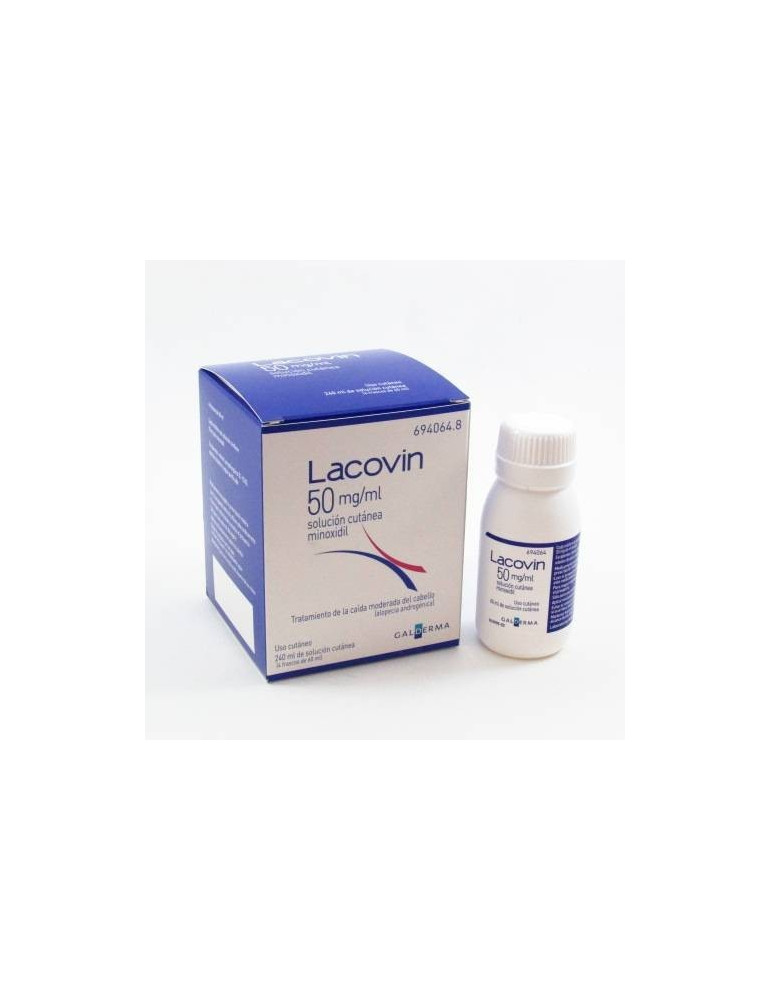 LACOVIN 50 MG/ML SOLUCION CUTANEA 4 FRASCOS 60 ML