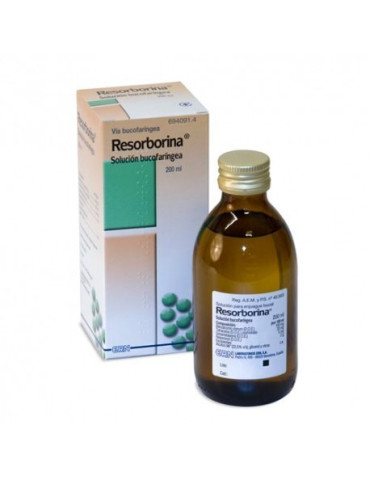 RESORBORINA SOLUCION BUCAL 1 FRASCO 200 ML