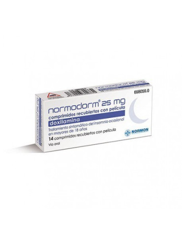 NORMODORM 25 MG 14 COMPRIMIDOS RECUBIERTOS