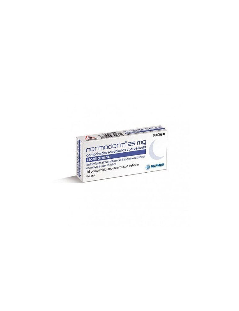 NORMODORM 25 MG 14 COMPRIMIDOS RECUBIERTOS