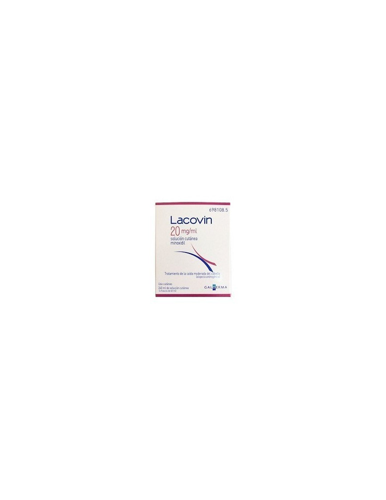 LACOVIN 20 MG/ML SOLUCION CUTANEA 4 FRASCOS 60 ML