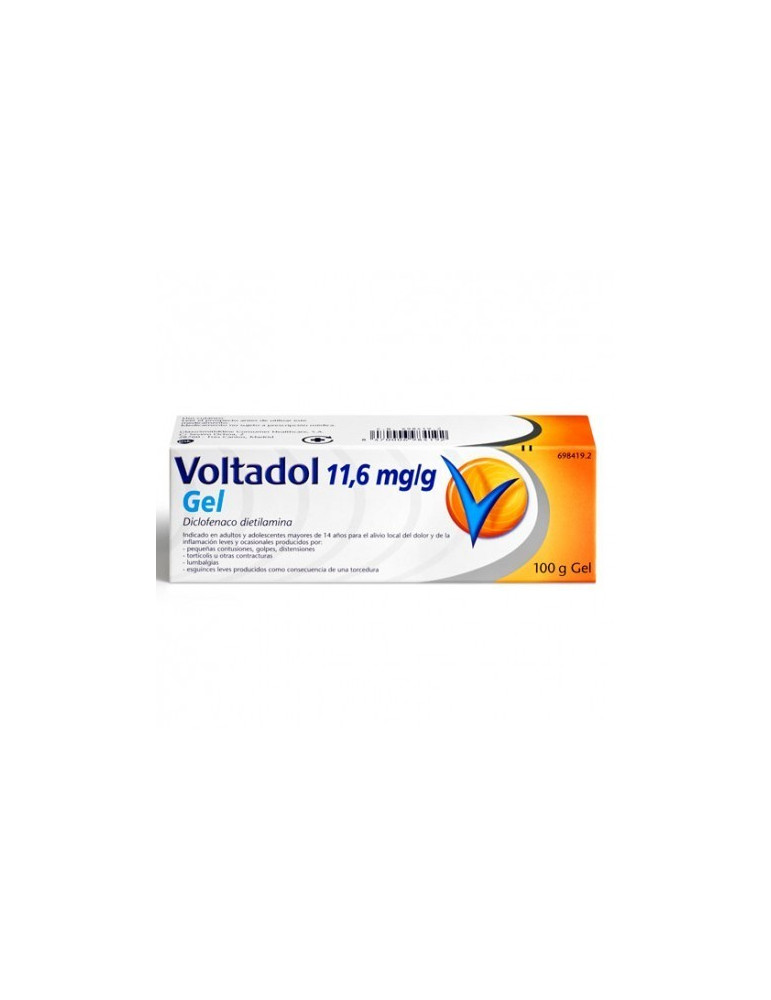 VOLTADOL 11,6 MG/G GEL CUTANEO 1 TUBO 100 G
