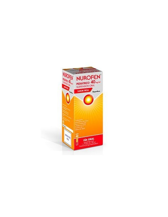 NUROFEN PEDIATRICO 40 MG/ML SUSPENSION ORAL 1 FRASCO 150 ML (SABOR FRESA)