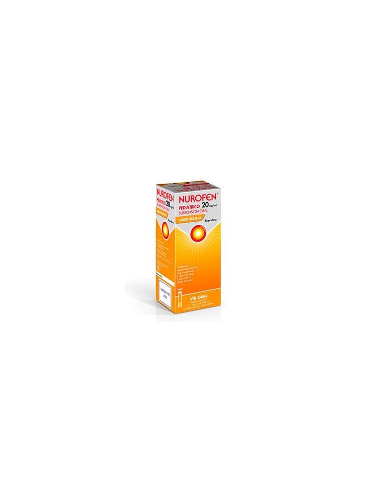 NUROFEN PEDIATRICO 20 MG/ML SUSPENSION ORAL 1 FRASCO 200 ML (SABOR NARANJA)
