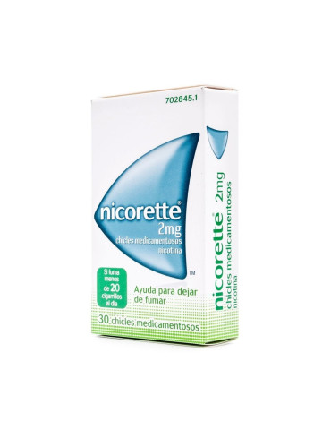 NICORETTE 2 MG 30 CHICLES MEDICAMENTOSOS