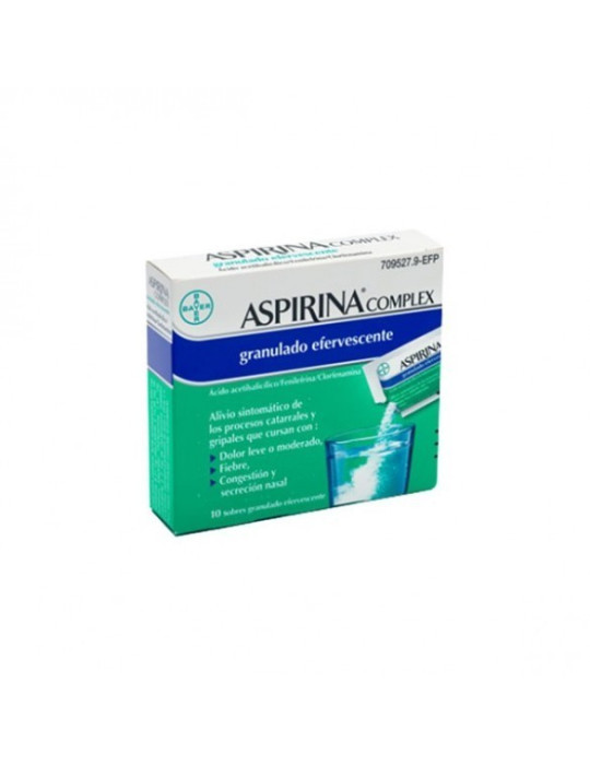 ASPIRINA COMPLEX 10 SOBRES GRANULADO EFERVESCENTE