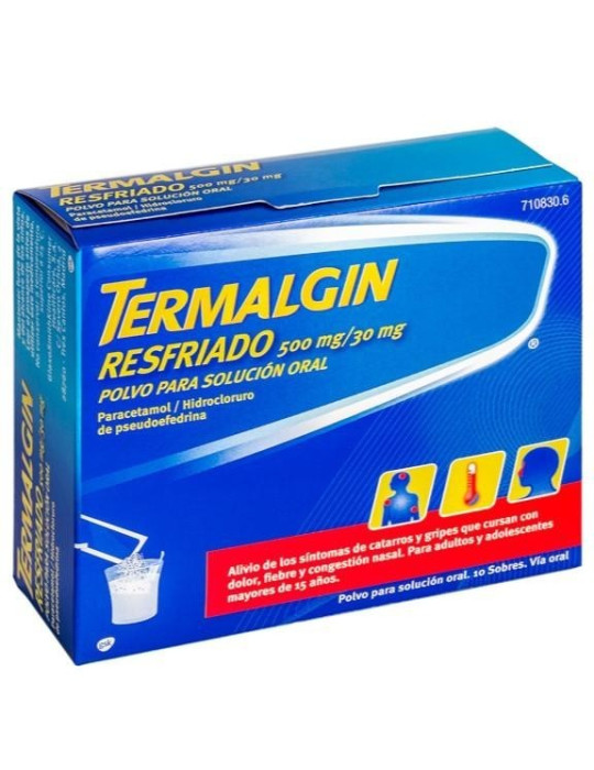 TERMALGIN RESFRIADO 10 SOBRES POLVO PARA SOLUCION ORAL