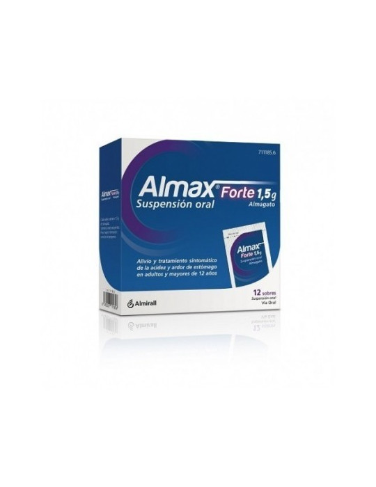 ALMAX FORTE 1,5 G 12 SOBRES SUSPENSION ORAL