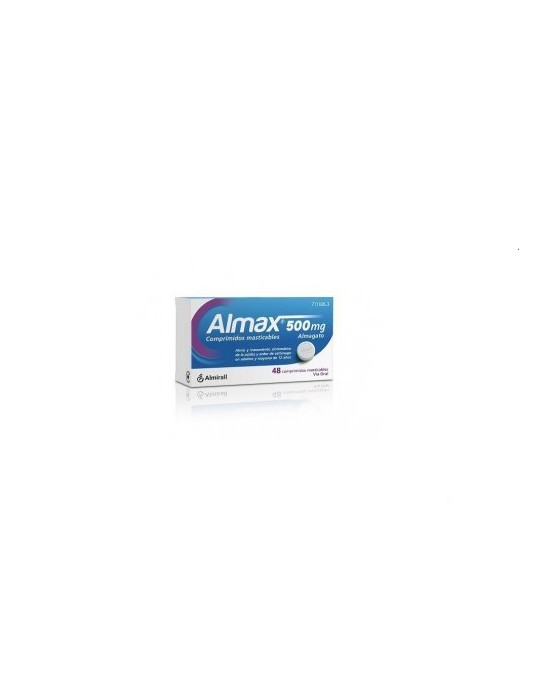 ALMAX 500 MG 48 COMPRIMIDOS MASTICABLES